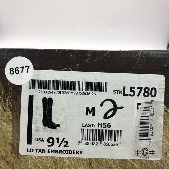 Corral Womens Embroidery Snip Toe Leather Western Boots Multicolor Size 9.5 M - Picture 15 of 15